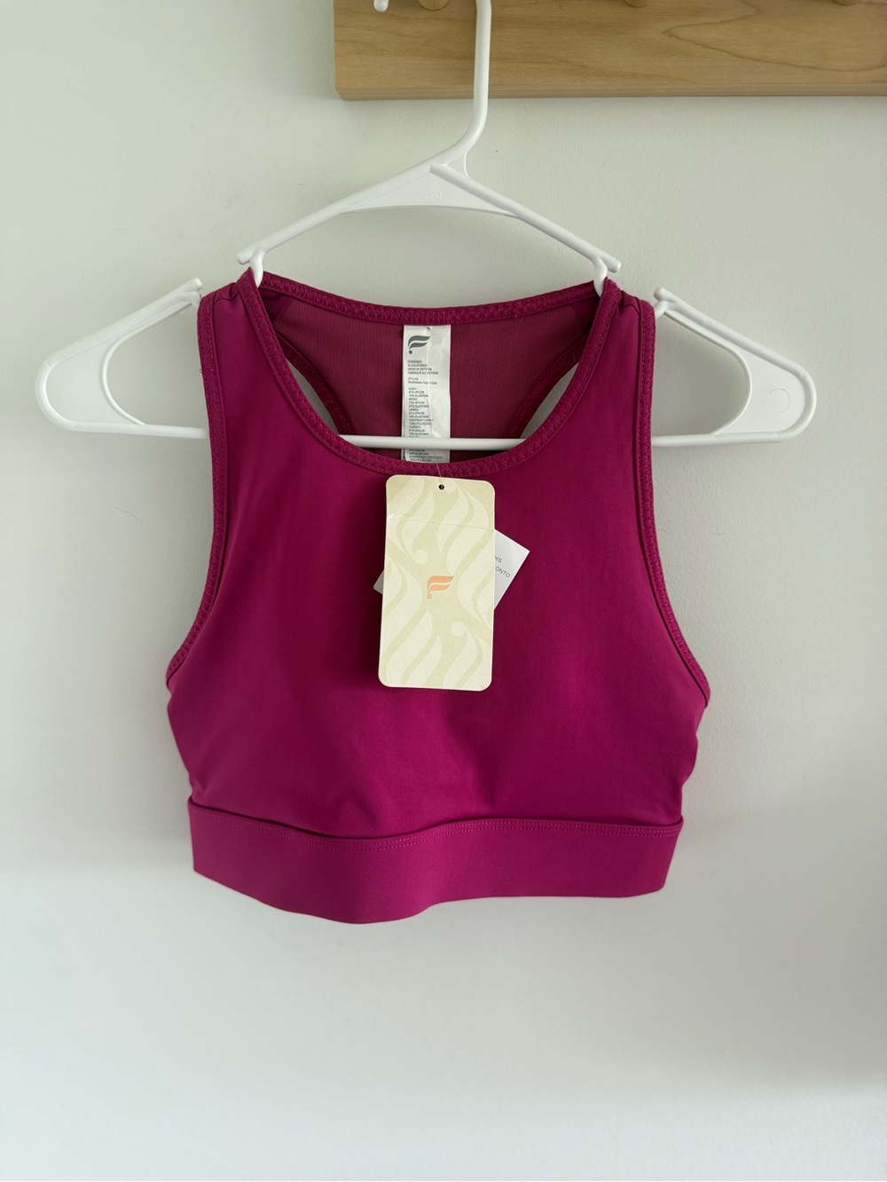 NWT Fabletics Trinity High Impact Sports Bra Small Pink